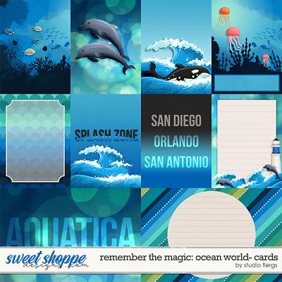 Remember the Magic: OCEAN WORLD- CARDS by Studio Flergs