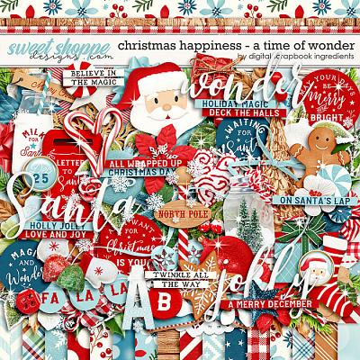 Christmas Happiness : A Time Of Wonder by Digital Scrapbook Ingredients