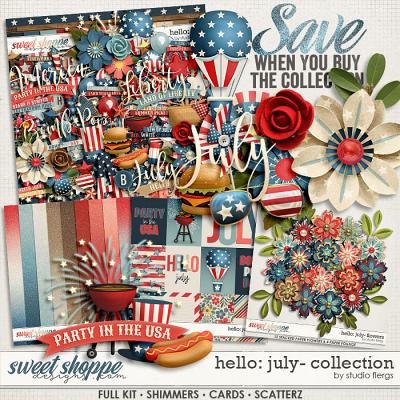 Hello: July- COLLECTION & *FWP* by Studio Flergs