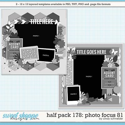 Cindy's Layered Templates - Half Pack 178: Photo Focus 81 by Cindy Schneider