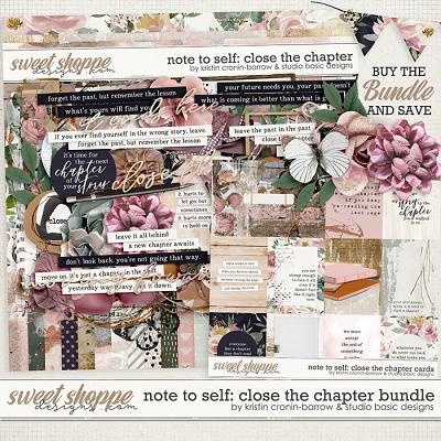 Note To Self: Close The Chapter Bundle by Kristin Cronin-Barrow & Studio Basic