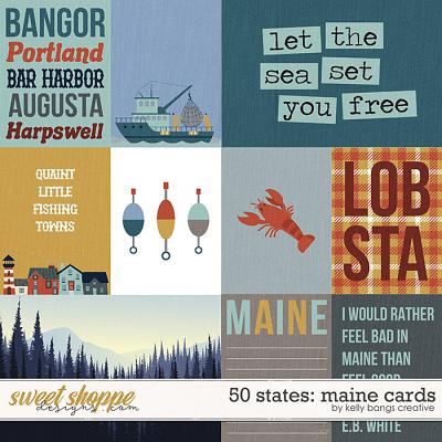 50 States: Maine Cards by Kelly Bangs Creative