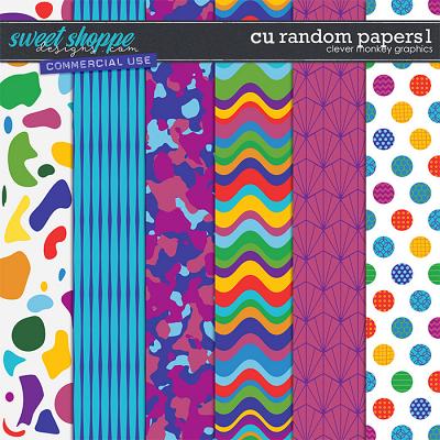 CU Random Papers 1 by Clever Monkey Graphics