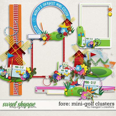 Fore: Mini-Golf Clusters by Meagan's Creations