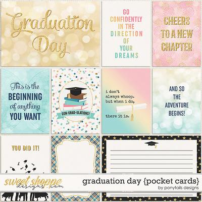 Graduation Day Pocket Cards by Ponytails