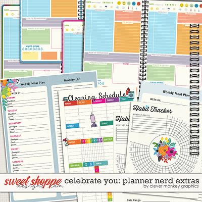 Celebrate You - Planner Nerd Extras by Clever Monkey Graphics