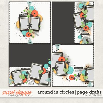 AROUND IN CIRCLES | PAGE DRAFTS by The Nifty Pixel