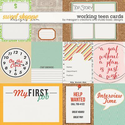 Working Teen : Cards by Meagan's Creations & Studio Basic Designs