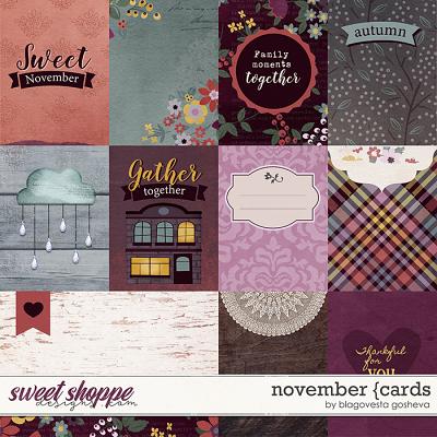 November {cards} by Blagovesta Gosheva
