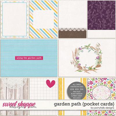 Garden Path Pocket Cards by Ponytails