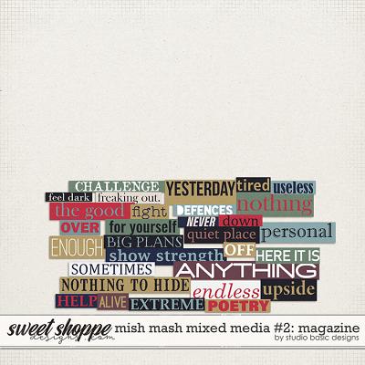 Mish Mash Mixed Media #2 Magazine by Studio Basic