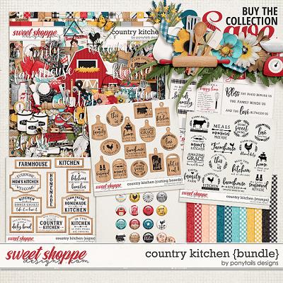Country Kitchen Bundle by Ponytails