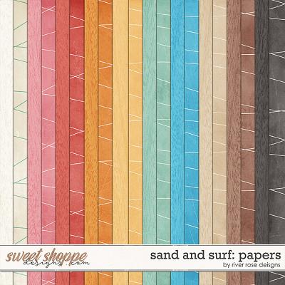 Sand and Surf: Papers by River Rose Designs