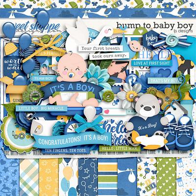 Bump To Baby Boy by LJS Designs