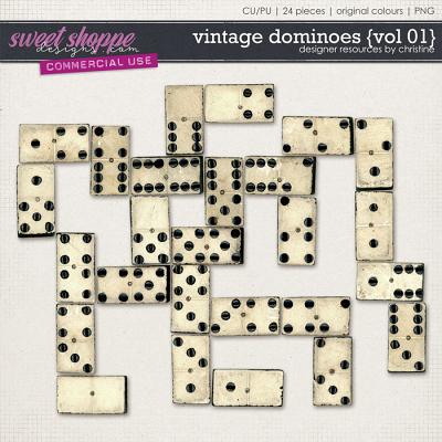 Vintage Dominoes {Vol 01} by Christine Mortimer