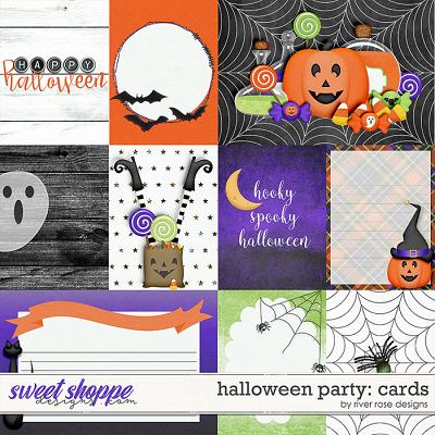 Halloween Party: Cards by River Rose Designs