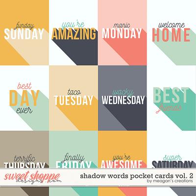 Shadow Words Pocket Cards Vol. 2 by Meagans' Creations