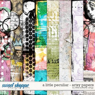 A little peculiar artsy papers by Little Butterfly Wings