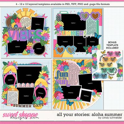 Cindy's Layered Templates - All Your Stories: Aloha Summer by Cindy Schneider