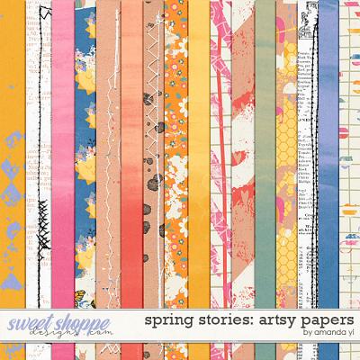 Spring Stories: Artsy Papers by Amanda Yi