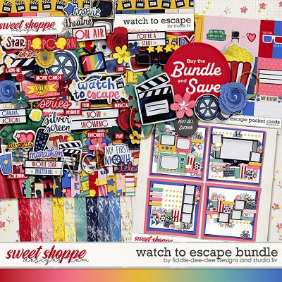 Watch to Escape Bundle by Fiddle-Dee-Dee Designs and Studio Liv