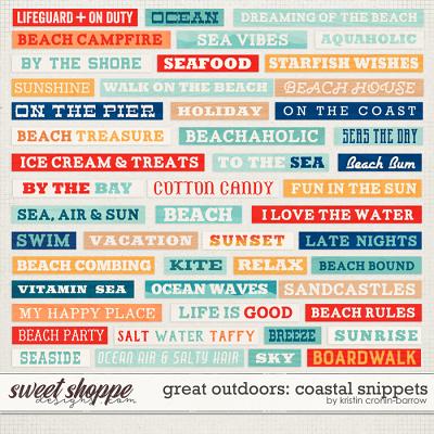 Great Outdoors: Coastal Snippets by Kristin Cronin-Barrow