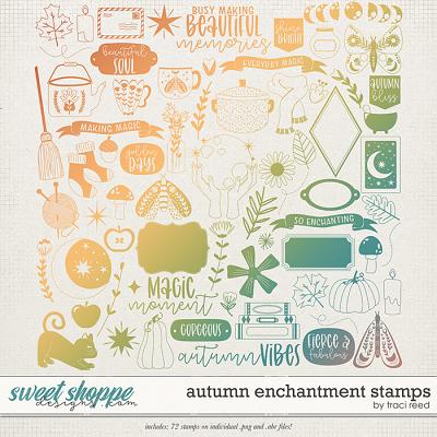 Autumn Enchantment Digital Stamps by Traci Reed