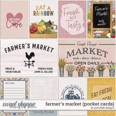 Farmer's Market Pocket Cards by Ponytails