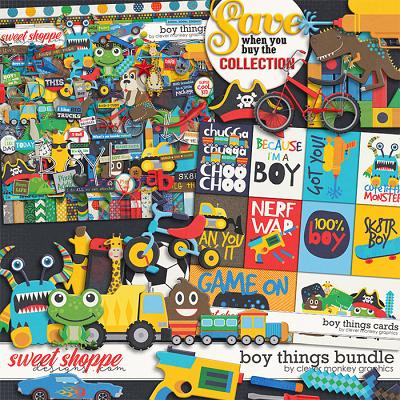 Boy Things Bundle by Clever Monkey Graphics 