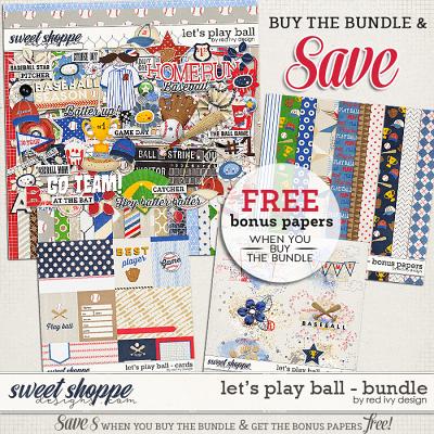 Let's Play Ball - Bundle by Red Ivy Design