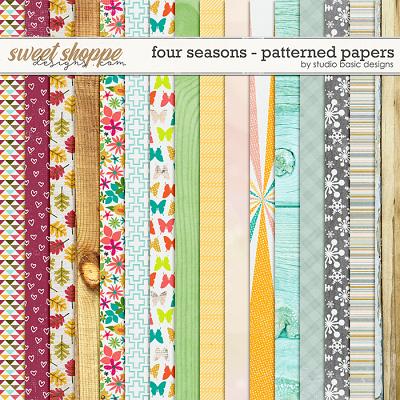 Four Seasons Patterned Papers by Studio Basic