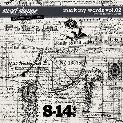Mark my words vol.02 (commercial use) by Little Butterfly Wings