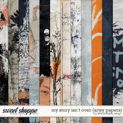 My story isn't over {artsy papers} by Little Butterfly Wings