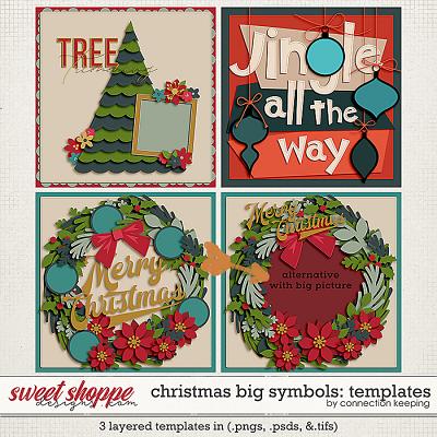 Christmas Big Symbols Templates by Connection Keeping