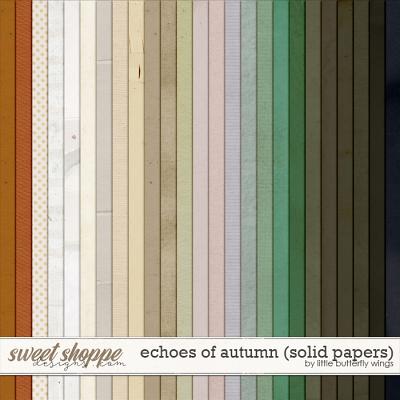 Echoes of Autumn (solid papers) by Little Butterfly Wings
