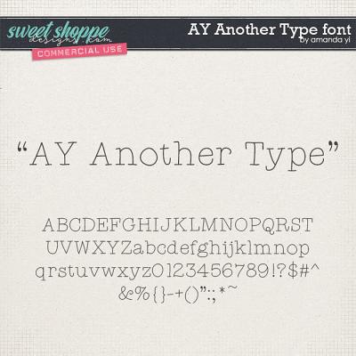 CU AY Another Type by Amanda Yi