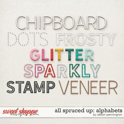 All Spruced Up: Alphabets by Allison Pennington