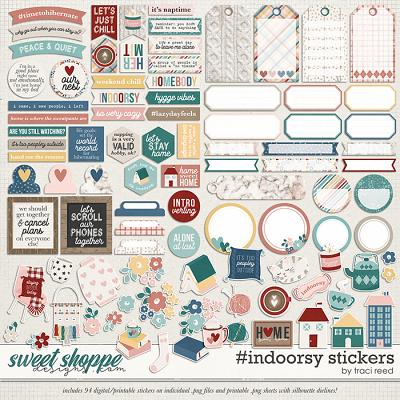 #indoorsy Stickers by Traci Reed