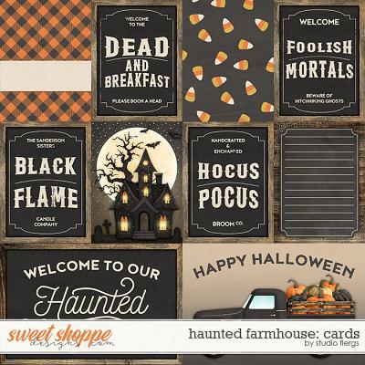 Haunted Farmhouse: CARDS by Studio Flergs
