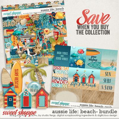 Aussie Life: Beach- BUNDLE by Digilicious, DSI & Flergs