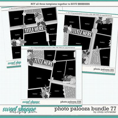 Cindy's Layered Templates - Photo Palooza Bundle 77 by Cindy Schneider