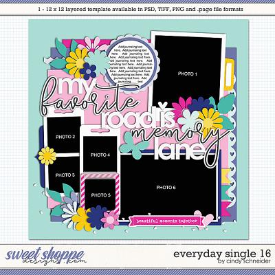 Cindy's Layered Templates - Everyday Single 16 by Cindy Schneider