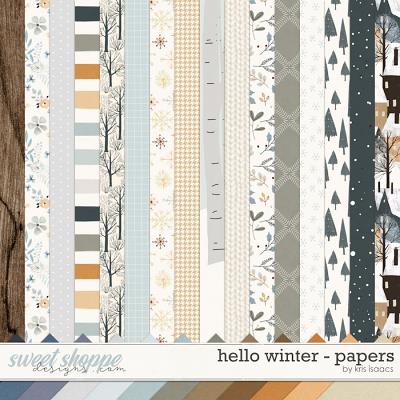 Hello Winter | Papers - by Kris Isaacs