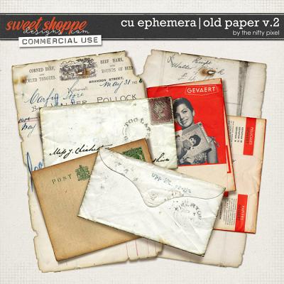 CU EPHEMERA | OLD PAPER V.2 by The Nifty Pixel