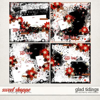 Glad Tidings Layered Templates by Amber