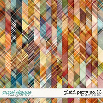 Plaid Party No.13 by WendyP Designs