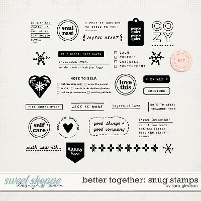 Better Together: Snug Stamps by Sara Gleason