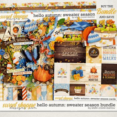 Hello Autumn: Sweater Season Bundle by Kristin Cronin-Barrow 