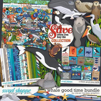 A Whale Good Time Bundle by Clever Monkey Graphics