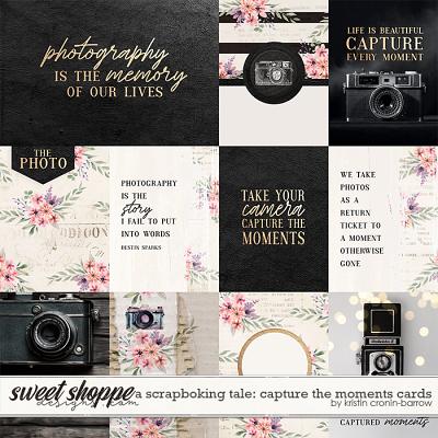 A Scrapbooking Tale: Capture the Moments Cards by Kristin Cronin-Barrow